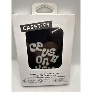 CASETiFY Snappy Card Holder Stand Compatible with Magsafe Crush On You NIB